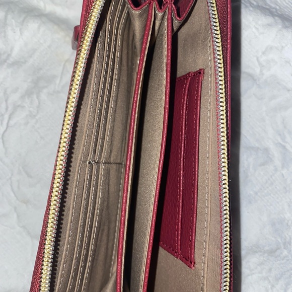 Dark red wallet - Picture 3 of 3